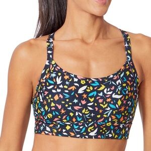 Ellie Funfetti Patterned Sports Bra